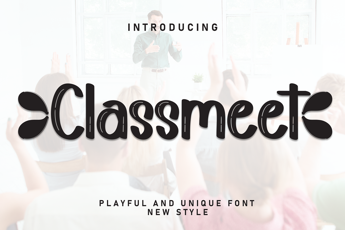 Classmeet | Script Font, a Script Font by Scratchones (Photo 1 of 9)