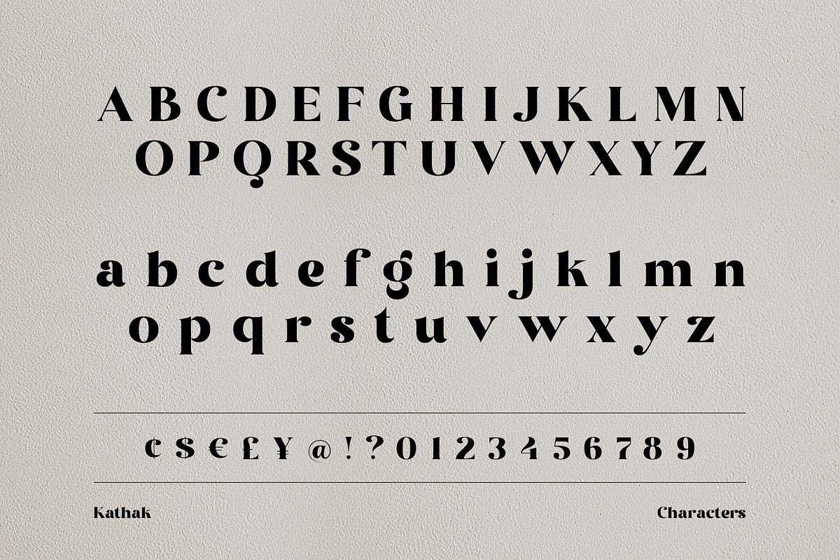 Kathak - Modern Classy Serif Font, a Serif Font by Ekahermawan (Photo 9 of 14)