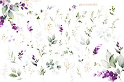 Watercolor Lavender Wedding flowers, a Decorative Illustration by Lisima (Thumbnail 7 of 10)
