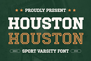 Varsity Font - Houston, a Slab Serif Font by Umitype (Thumbnail 1 of 8)