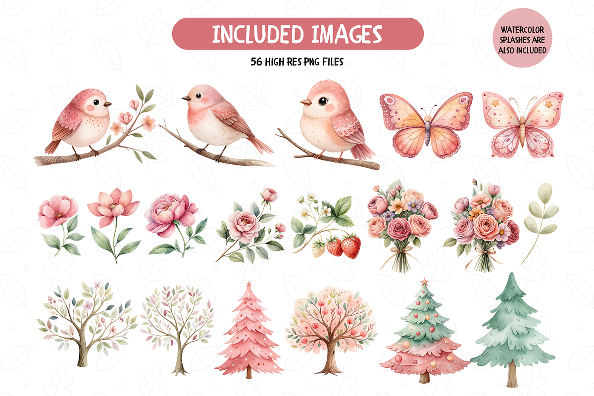 Woodland Fairy Clipart Bundle, an Illustration by TatiMockup (Photo 3 of 6)