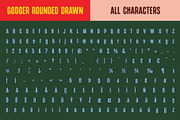 Godger Rounded Drawn, a Sans Serif Font by Craft Supply Co. (Thumbnail 8 of 8)