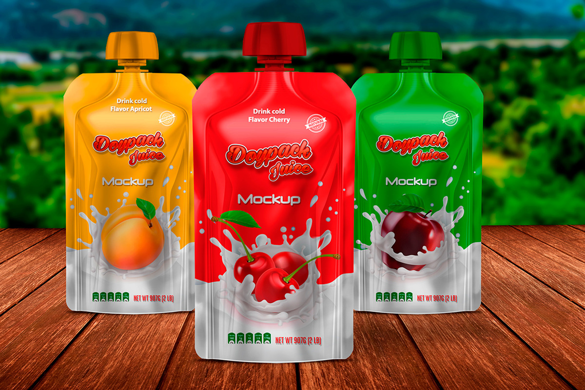 Doypack Mockup 2, a Packaging Mockup by rogeriomarcos (Photo 2 of 9)