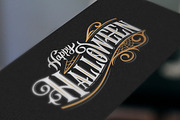 Happy Halloween logotype, a Poster Template by Anna's Lettering (Thumbnail 3 of 3)