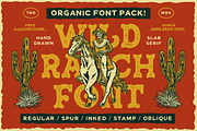Wild Ranch - Font Pack & Extras!, a Slab Serif Font by IronbirdCreative (Thumbnail 9 of 9)