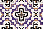 Colorful Native American Pattern, a Pattern Graphic by PPEthnicDecorPattern (Thumbnail 1 of 9)