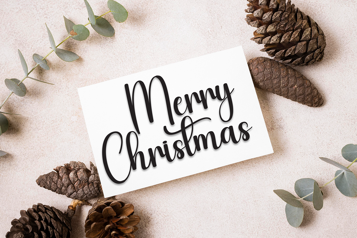 Winterday | Script Font, a Handwritten Font by Scratchones (Photo 5 of 9)