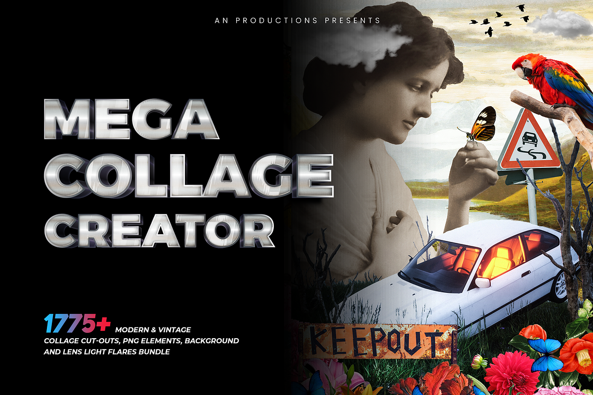 1775+ Mega Collage Creator Bundle, an Object Graphic by AN Productions (Photo 1 of 20)