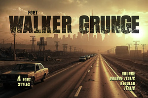 Walker: Walking Dead Style Sans Font