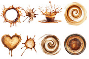 Coffee Stains Clipart, an Illustration by Designworld (Thumbnail 2 of 9)