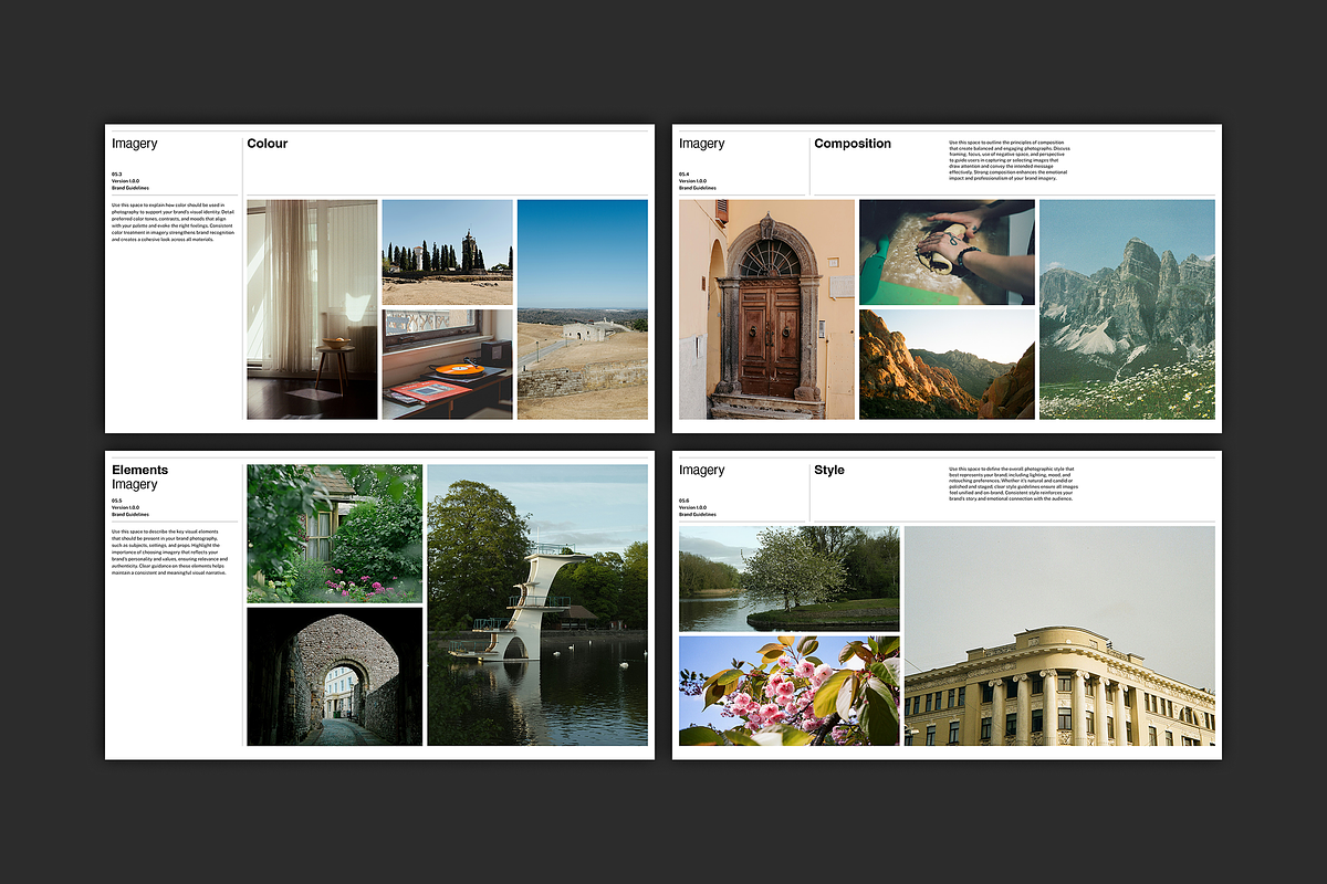 FRAMEWORK Brand Guidelines Template preview 6