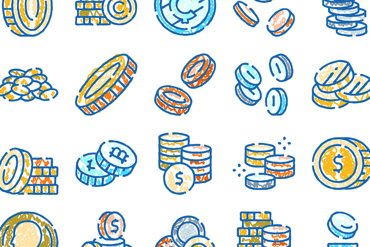Various money coins finance business, an Object Graphic by pikepicture (Photo 3 of 3)