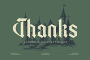 Trackero Modern Blackletter Typeface, a Blackletter Font by timelesstype.co (Thumbnail 11 of 11)