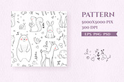 Forest Animals Set (EPS+PNG+PSD), a Graphic by Lembrik's Artworks (Thumbnail 3 of 5)