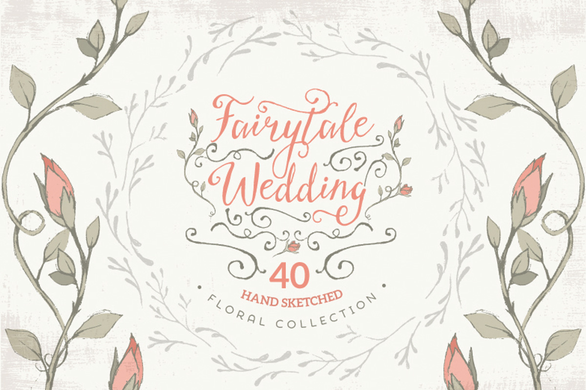 Fairytale Wedding floral collection, an Illustration by Lisa Glanz (Photo 1 of 5)