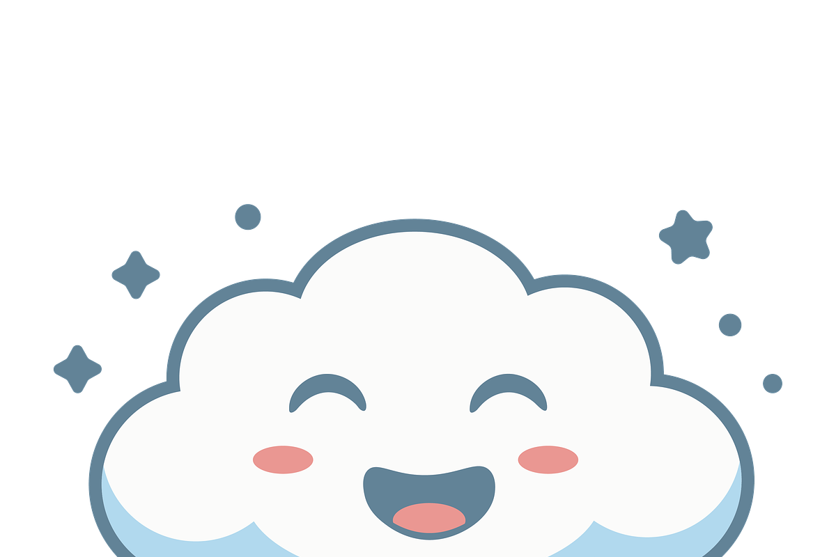Cloud Cartoon Emotion Emoticon, an Emoji Icon by jongcreative (Photo 2 of 3)