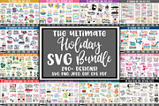 The Ultimate Holiday SVG Bundle, an Education Illustration by OldMarket Designs (Thumbnail 1 of 13)