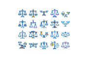 Collection of balance scales, an Object Graphic by pikepicture (Thumbnail 1 of 3)