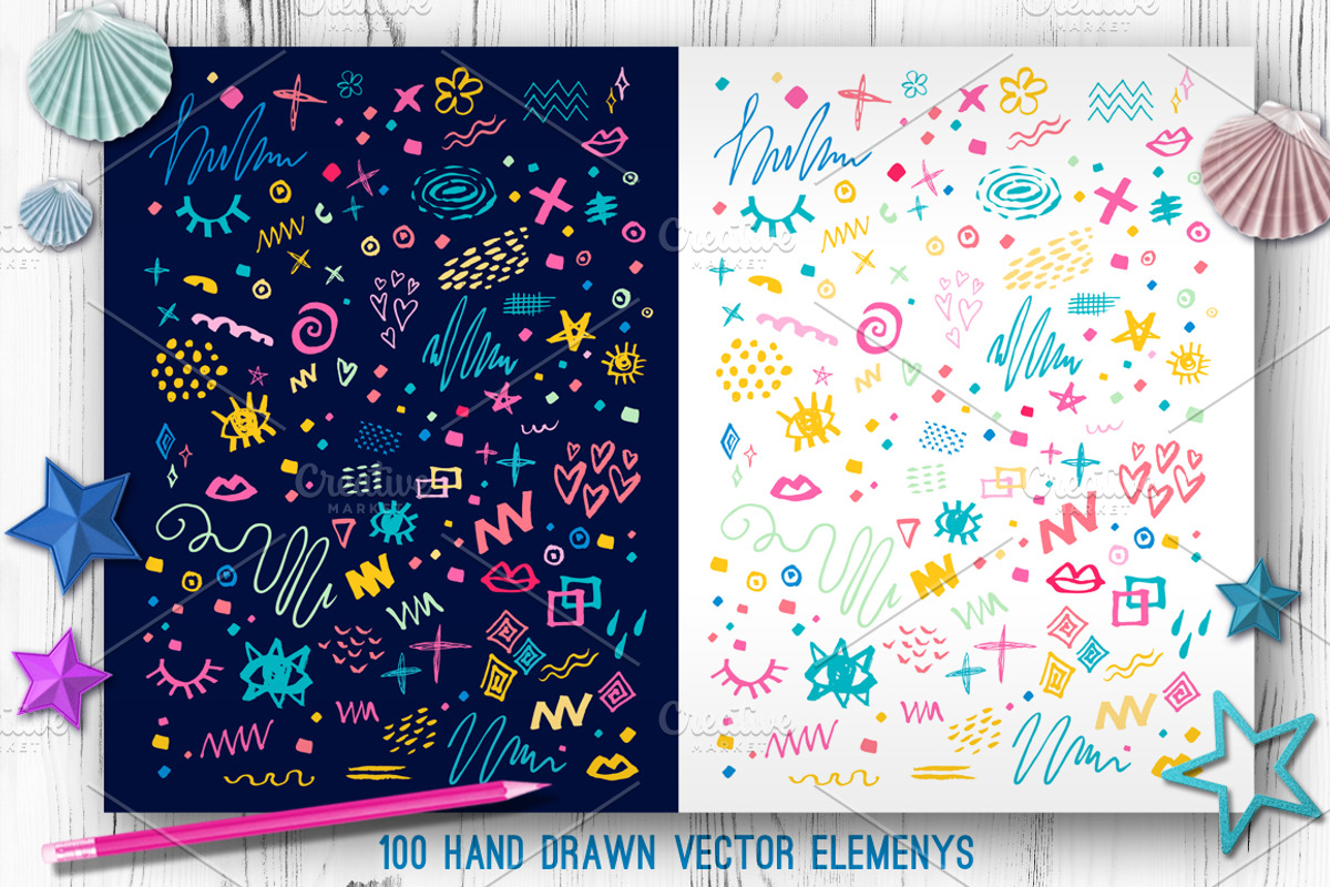Trendy Art Patterns, a Pattern Graphic by Iraida_Bearlala (Photo 7 of 8)