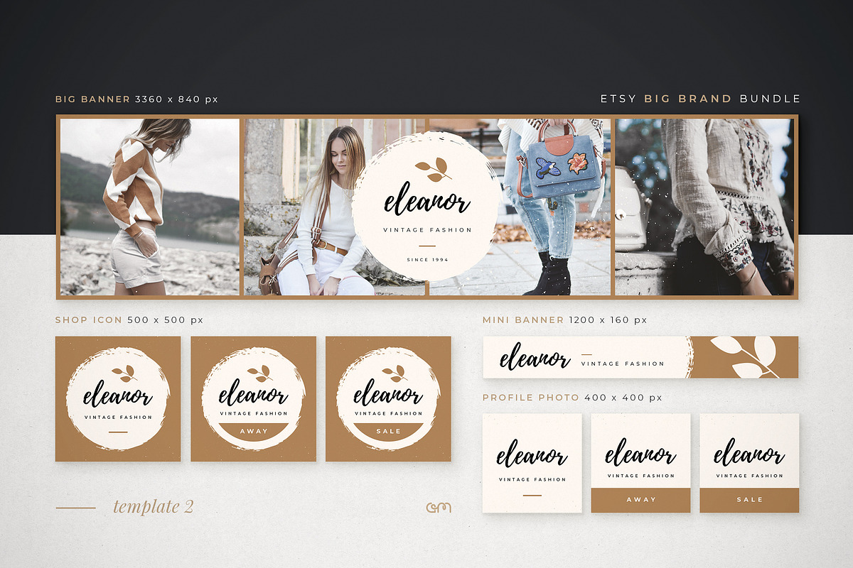 Etsy Big Brand Bundle, a Branding & Logo Template by AM Studio (Photo 5 of 23)