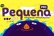 Pequena Pro  +Cyrillic  50% sale, a Font by Rodrigo Typo (Thumbnail 1 of 5)