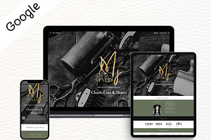 Google Sites Theme | The Barber