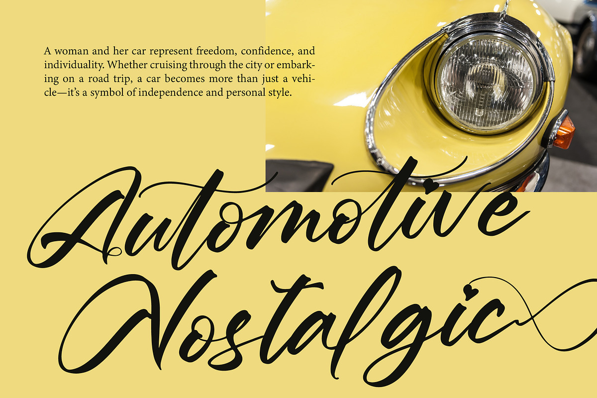 Boytang Keghora Calligraphy Font, a Script Font by Letterena Studios Script (Photo 12 of 20)