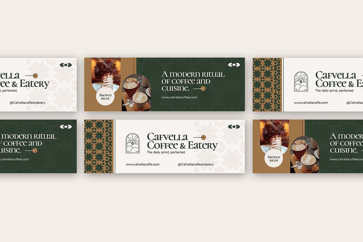 Cafvella - Twitter Header, a Social Media Template by Fannan Studio (Photo 2 of 3)