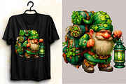 St. Patrick's Day Gnomes Clipart Bu, an Illustration by SVGArt (Thumbnail 7 of 7)