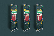 Christmas Night Party Roll Up Banner, a Print Template by Esensifiksi.studio (Thumbnail 2 of 2)