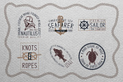 Skinny Walrus - Vintage Font + Logos, a Sans Serif Font by Brigantine Designs (Thumbnail 4 of 6)