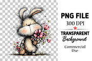 Whimsical Spring Clipart, an Illustration by Watercolor design (Thumbnail 6 of 6)