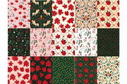 100 Christmas Backgrounds, a Background Graphic by PaperJamLab (Thumbnail 12 of 18)