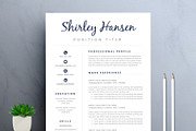 Resume/CV Template for Word, a Resume Template by TemplateCrafts (Thumbnail 1 of 3)