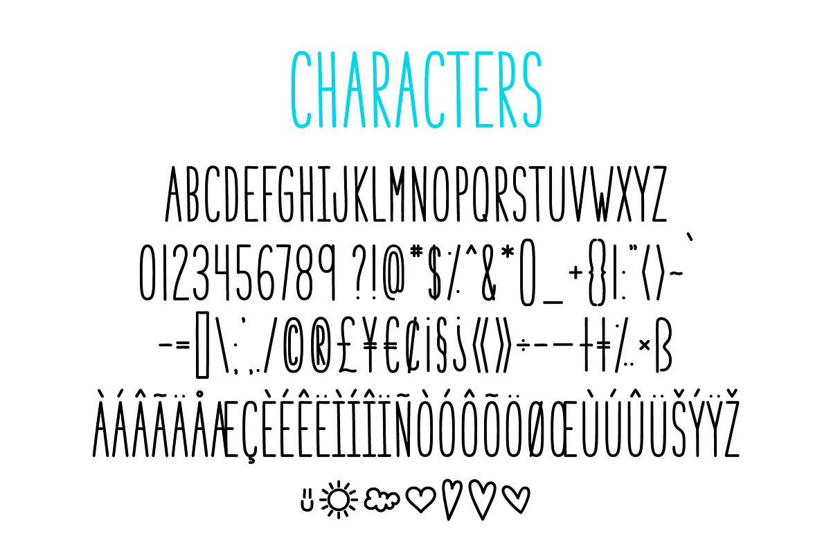 Hello Sunshine Font, a Handwritten Font by Miss Tiina (Photo 2 of 5)