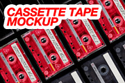 Vintage Cassette Tape Mockup, a Product Mockup by TuomoDesign (Thumbnail 1 of 5)