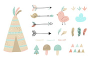 Baby Patterns! Cute Indians!, a Pattern Graphic by Irene_Boiko_ART (Thumbnail 9 of 11)