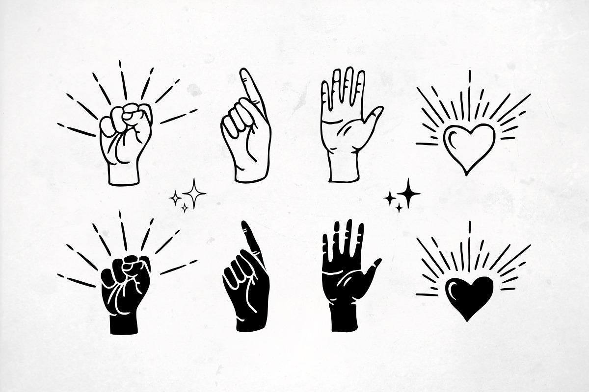 Envoyer Hex Font + Hand Illustrations preview 2