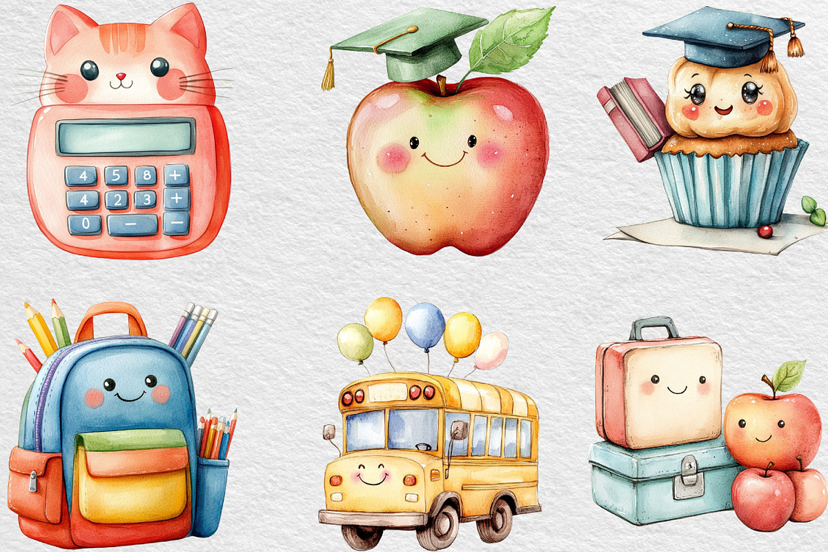 Cute Back To-School Sublimation, an Illustration by Black Bird Studio (Photo 5 of 6)