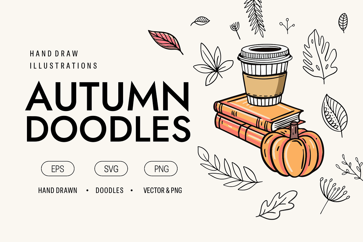 Autumn Doodles & Fall Clipart, a Seasonal Illustration by Oktyabr (Photo 1 of 5)