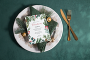 Editable Christmas Party Invitation, an Invitation Template by ForeverPrint (Thumbnail 1 of 9)
