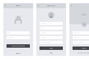 Codama iOS Wireframe UI Kit, a Wireframe Template by Yaroslav Zaitsev (Thumbnail 4 of 6)