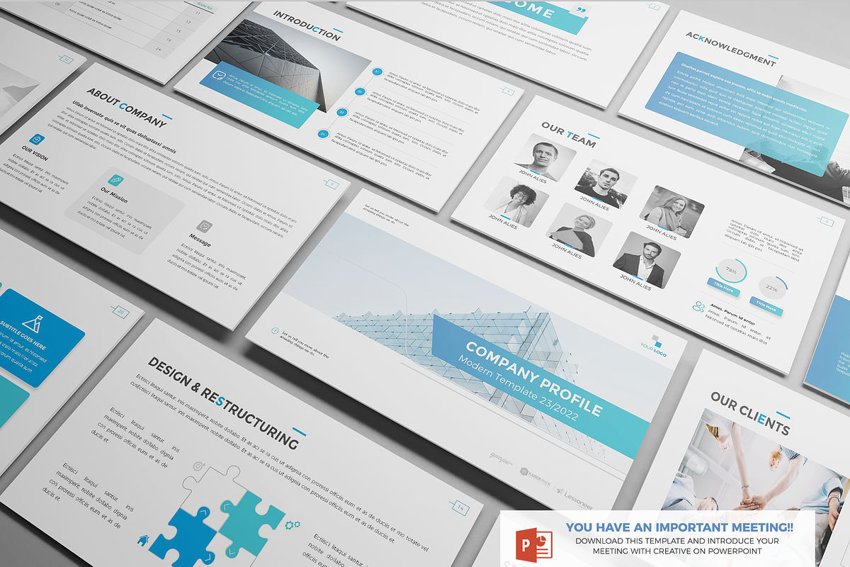 Company Profile PPT, a Presentation Template by Template Zone (Photo 5 of 5)