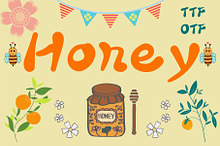 Honey Handwritten Font