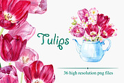 Tulips, an Illustration by OlyaSenko (Thumbnail 1 of 6)