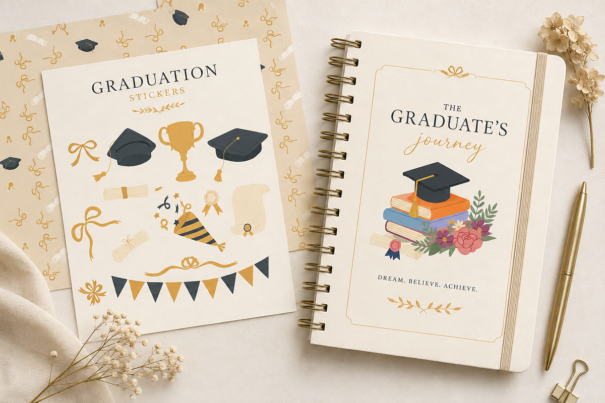Graduation Illustrations, an Education Illustration by Anna Studio (Photo 7 of 12)