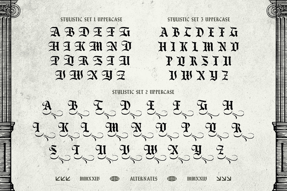 Black male Typeface, a Blackletter Font by alit design (Photo 6 of 17)