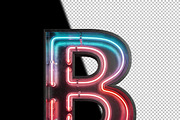 Neon light Alphabet letters, a Decorative Illustration by S_design (Thumbnail 4 of 8)
