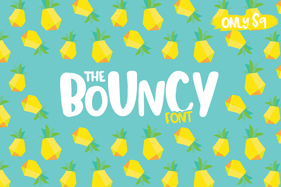 The Bouncy Font preview 8