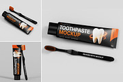 Toothpaste Mockup, a Packaging Mockup by Brand Earth (Thumbnail 1 of 4)